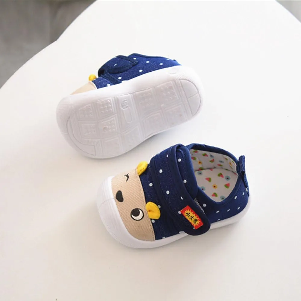 Toddler Girl School Shoes Boys Baby Kids Anti-Slip Girls Soft Sole Cartoon Shoes Toddler Boys Dress Shoes