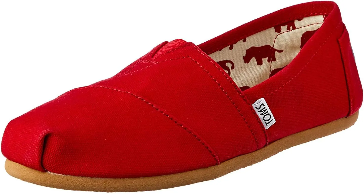 TOMS Women's Black Canvas Classic 001001b07-blk Flat
