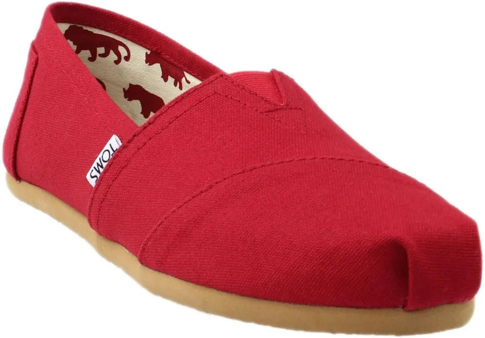 TOMS Women's Black Canvas Classic 001001b07-blk Flat