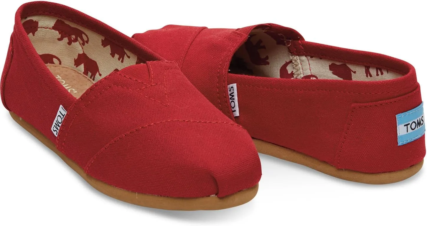 TOMS Women's Black Canvas Classic 001001b07-blk Flat