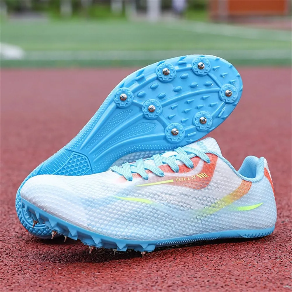 Track and Field Shoes Spikes for Men and Women Long-Distance Running Sports Shoes Sports Sprint Track and Field Competition Spikes for Boys and Girls