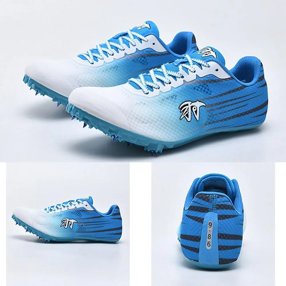 Track and Field Shoes,Spiked Athletics Shoes 7 Nails,Unisex Racing Jumping Sneakers Sprint Spikes Lightweight Breathable Non-Slip Competition Trainer with Spikes and for Men, Women and Youth,35-45 EU