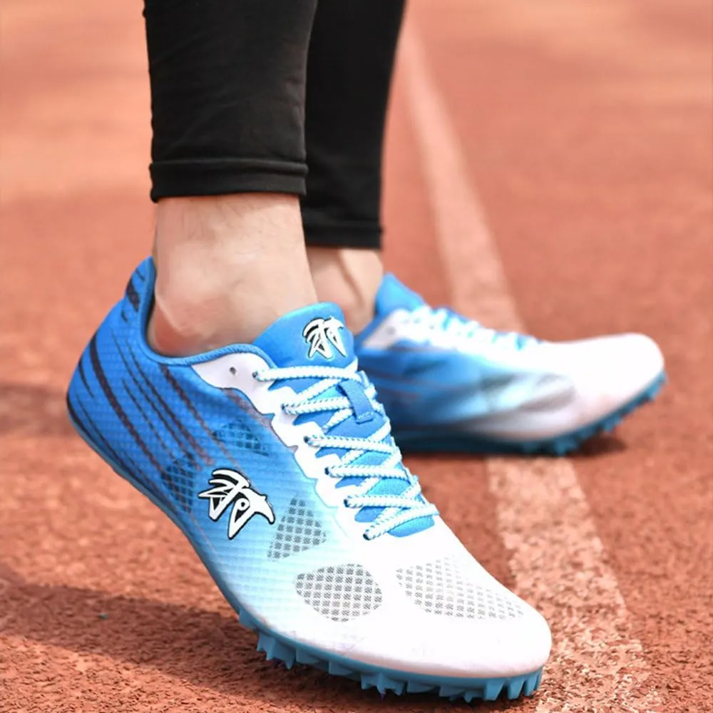 Track and Field Shoes,Spiked Athletics Shoes 7 Nails,Unisex Racing Jumping Sneakers Sprint Spikes Lightweight Breathable Non-Slip Competition Trainer with Spikes and for Men, Women and Youth,35-45 EU