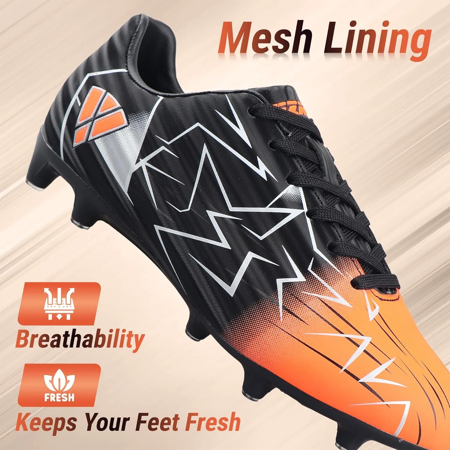 Vizari Lucia Junior FG Soccer Cleats for Kids | Synthetic Football Cleats with TPU Outsole | Perfect Boys Cleats Girls Soccer Cleats and Kids Cleats for Wide or Regular Fit