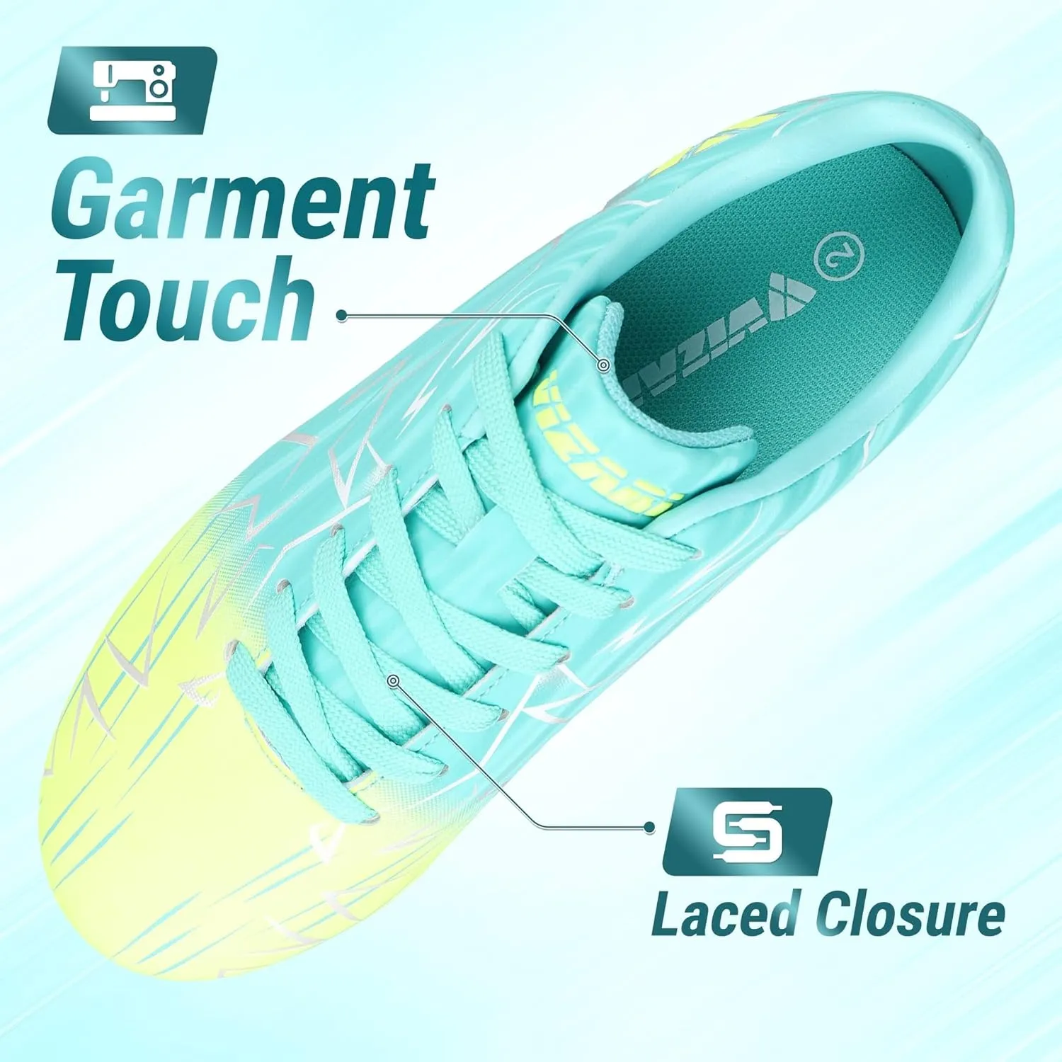 Vizari Lucia Junior FG Soccer Cleats for Kids | Synthetic Football Cleats with TPU Outsole | Perfect Boys Cleats Girls Soccer Cleats and Kids Cleats for Wide or Regular Fit