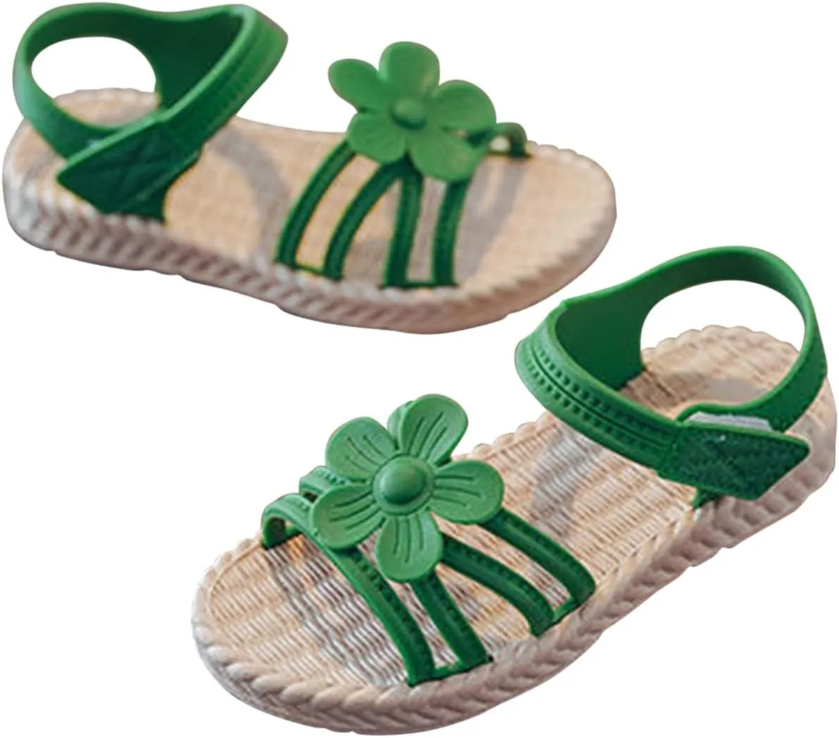 Wedge Sandals for Girls Size 3 Toddler Kids Infant Girls Soild Flower Princress Jelly Flip Flops for Kids