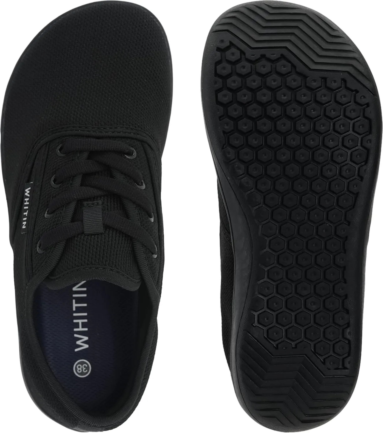WHITIN Women's Wide Toe Box Minimalist Barefoot Shoes   Zero Drop Sole