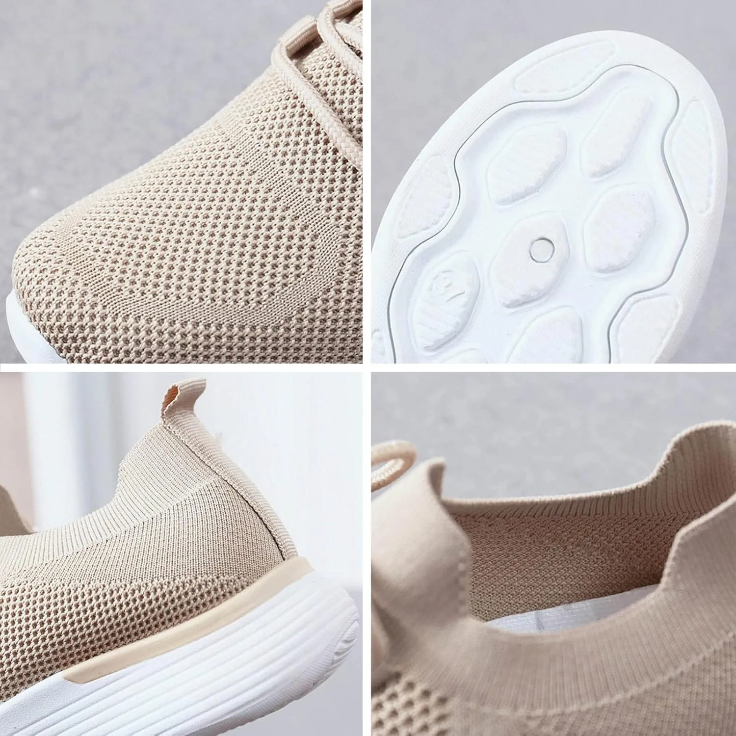 Wide Width High Top Slip On Sneakers for Women Zapatos De Trabajo Confortables para Mujer Walking Shoes for Women Slip Ons Womens Sneakers Platform Zapatos De Trabajo para Mujer Antideslizante Cross