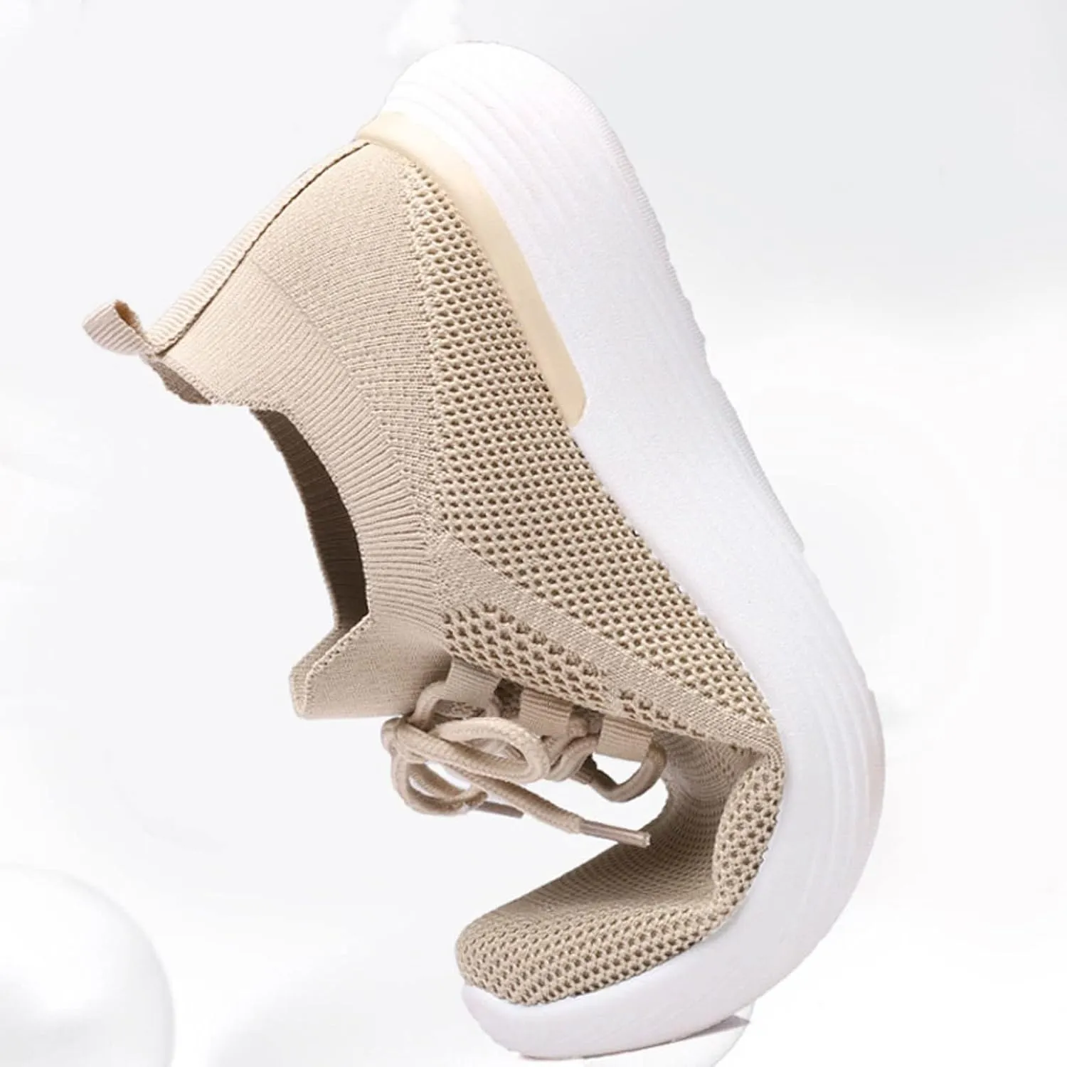 Wide Width High Top Slip On Sneakers for Women Zapatos De Trabajo Confortables para Mujer Walking Shoes for Women Slip Ons Womens Sneakers Platform Zapatos De Trabajo para Mujer Antideslizante Cross