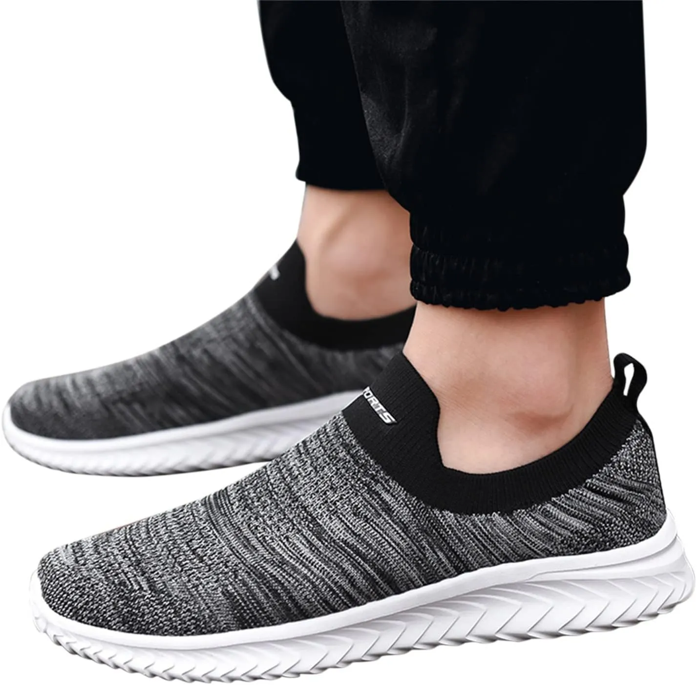 Women's Athletic Walking Shoes Slip On Casual Mesh Tennis Shoes Womens Arch Support Casual Dress Shoes Slip On Sneakers Waterproof Tennis Shoe Loafers Casual Slip On