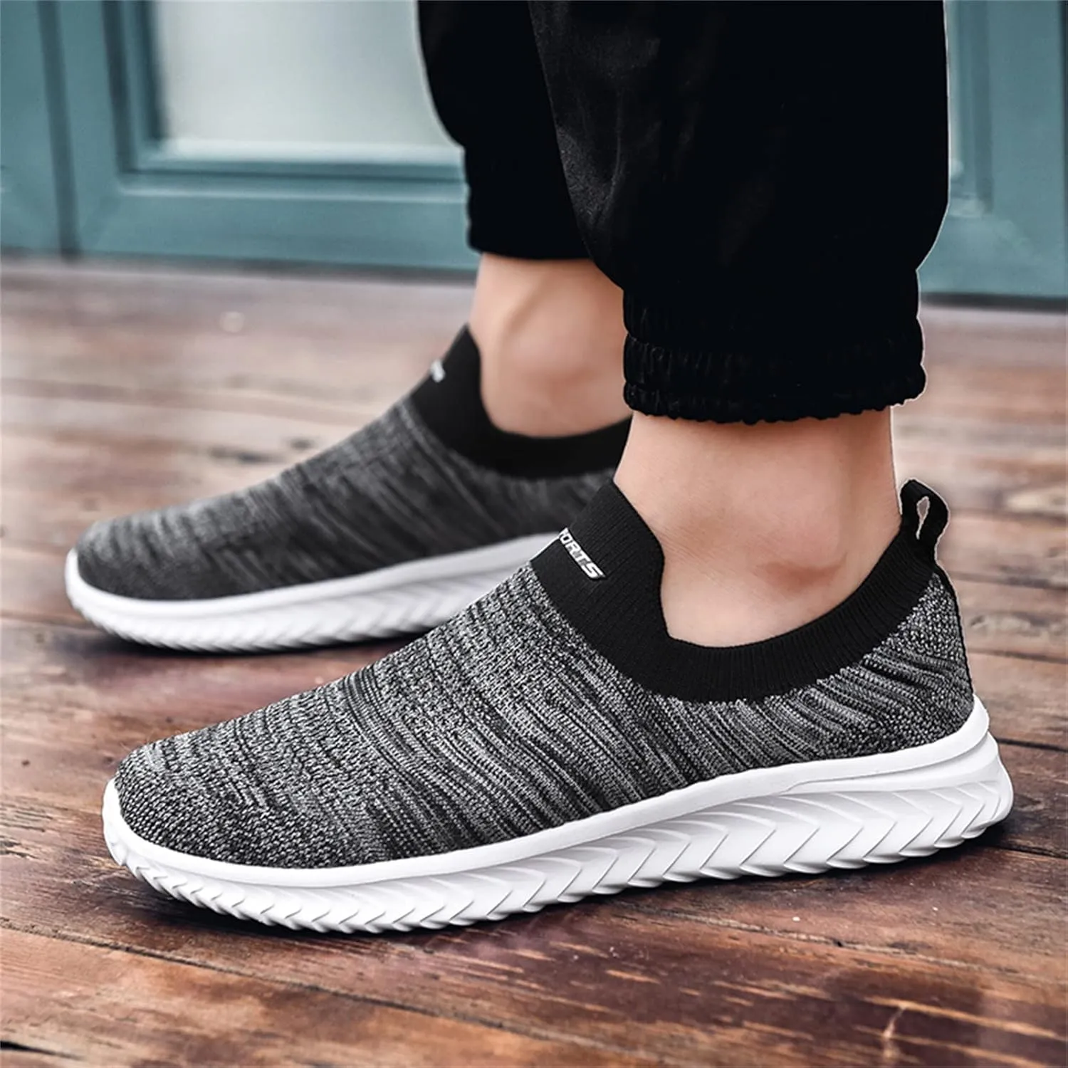 Women's Athletic Walking Shoes Slip On Casual Mesh Tennis Shoes Womens Arch Support Casual Dress Shoes Slip On Sneakers Waterproof Tennis Shoe Loafers Casual Slip On