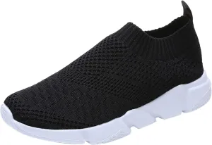 Women's Fashion Sneakers Returns Walking Shoes Women Wide Width Womens Athletic Shoes Size 9 Narrow Womens Fashion Sneakers Black and White Zapatos De Trabajo para Mujeres