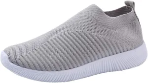 Womens Ladies Walking Running Shoes Slip On Lightweight Running Shoe for Men Winter Brown Casual Chunky Sneakers White Tennis Shoe Cross Trainer Shoe Sneaker