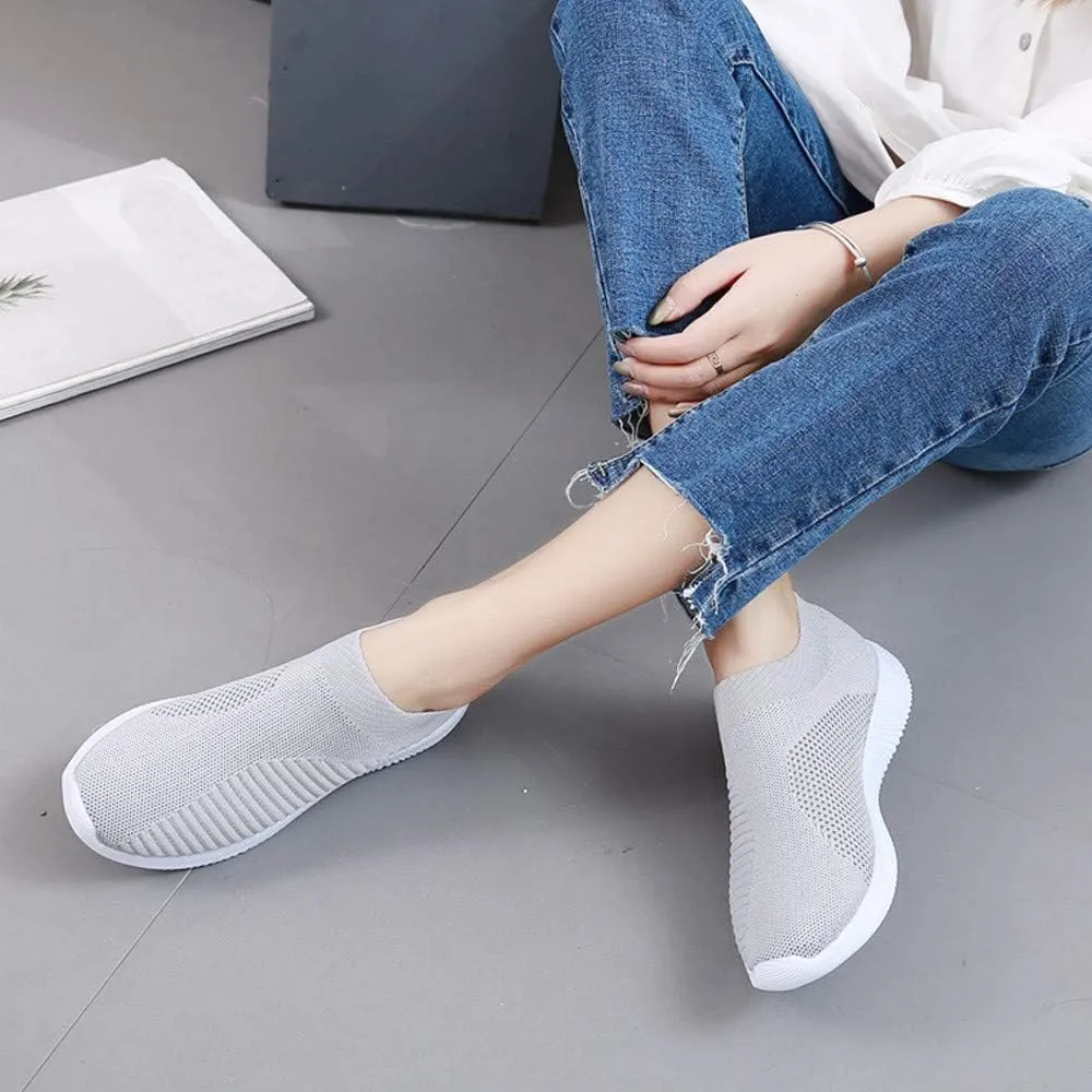 Womens Ladies Walking Running Shoes Slip On Lightweight Running Shoe for Men Winter Brown Casual Chunky Sneakers White Tennis Shoe Cross Trainer Shoe Sneaker