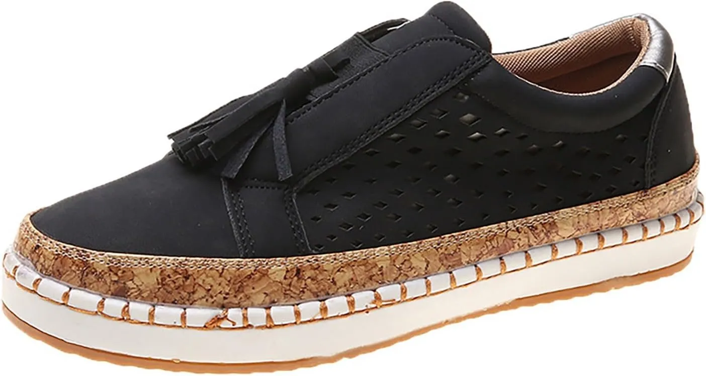 Womens Running Shoes Arch Support Casual Shoes for Fall Dress Sneakers Running Sneakers Comfortable Memory Foam Black Tennis Shoe Trainers Shoe