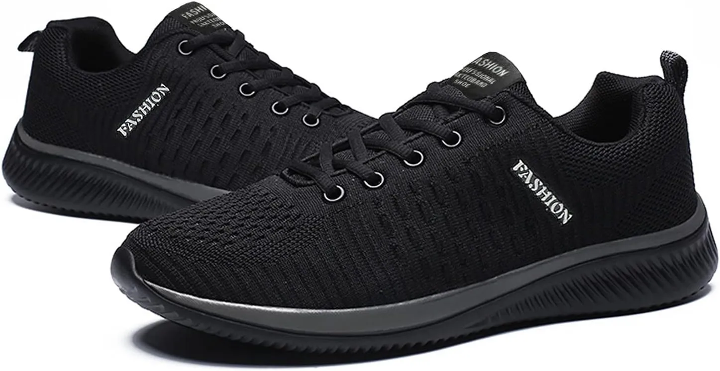 Women's Running Walking Tennis Shoes Comfortable Lace Up Mens Tennis Shoes Mesh Breathable Casual Slip On Shoes Dress Sneakers White Tennis Shoe Trainers Shoe