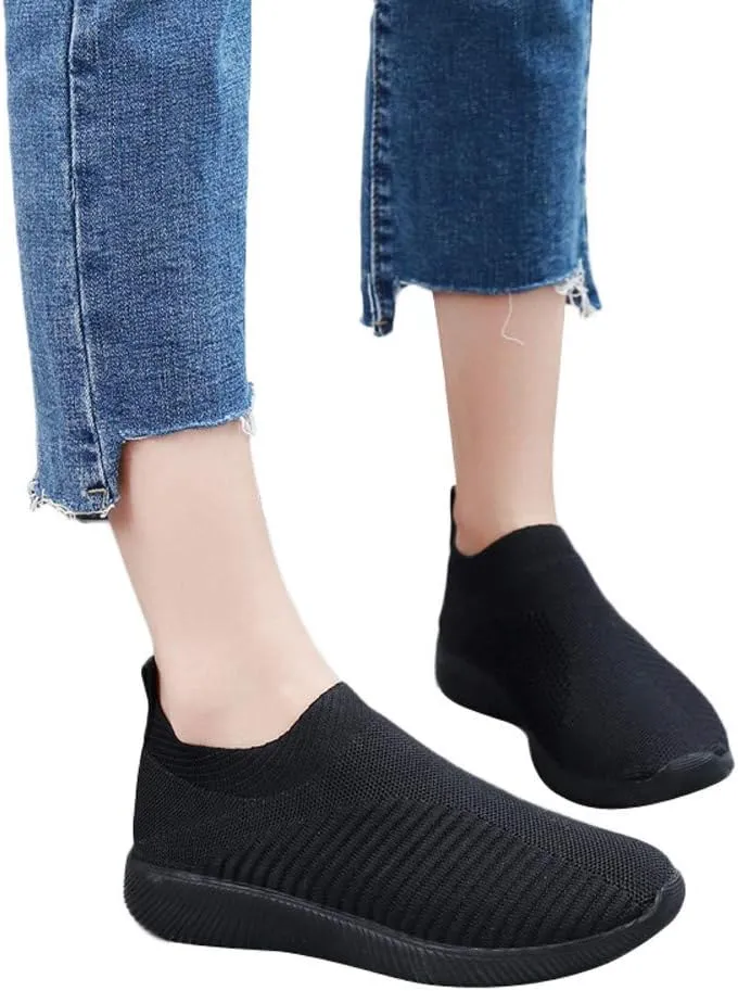Women’s Slip-On Shoes Casual Lace-Free Walking Loafers Mens Casual Shoes Lether Casual Shoes for Fall Chunky Sneakers Platform Tennis Shoe Loafers Dress Shoe