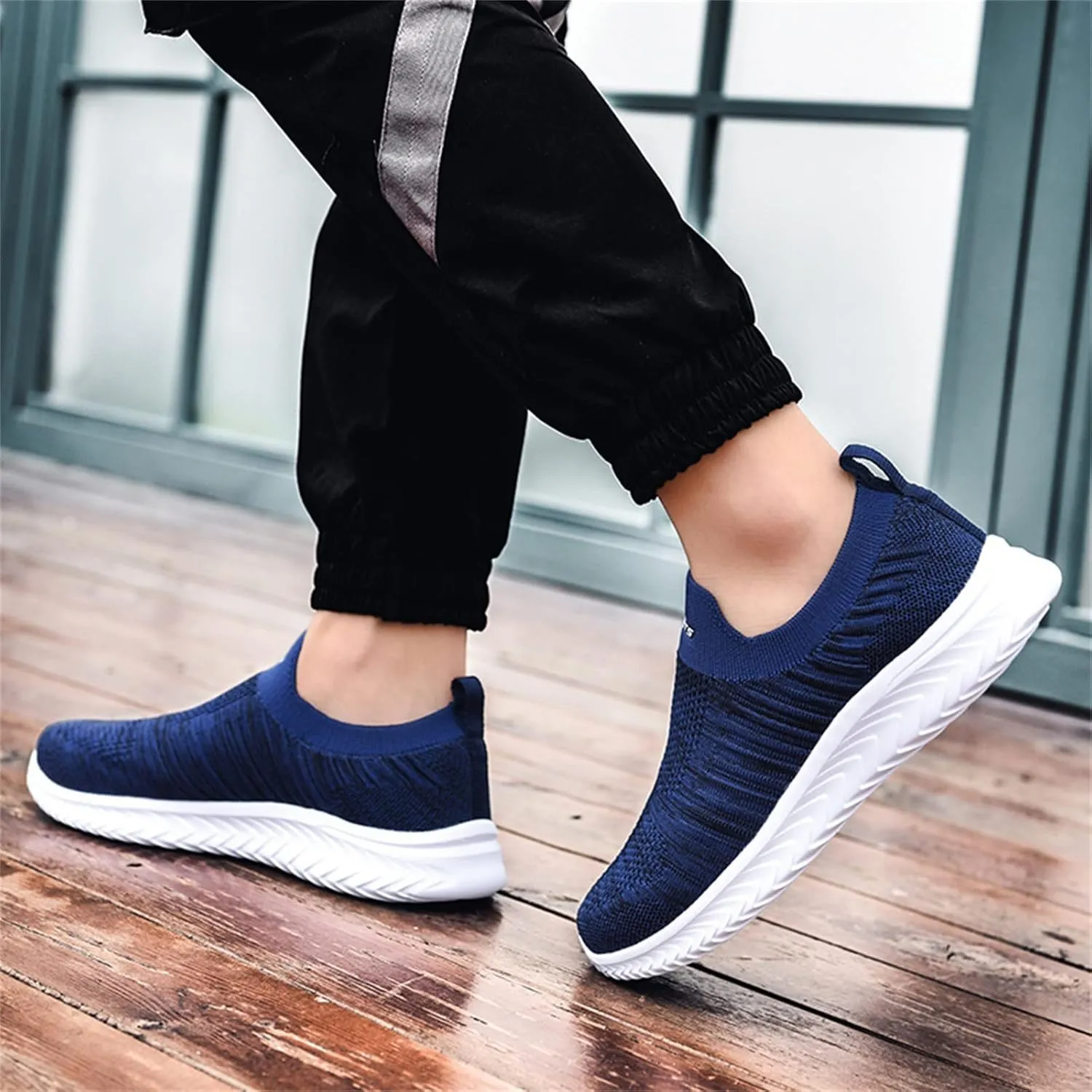 Women's Slip-on Shoes Wide Width Sneakers Hands Free Running Shoes for Women Wide Woman Shoes Casual Women's Fashion Sneakers Red Tennis Shoe Loafers Dress Shoe
