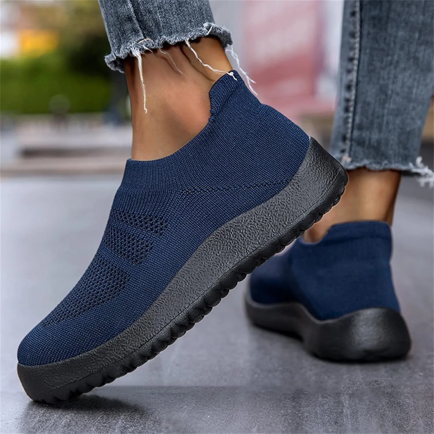 Women's Slip On Sneakers Lightweight Breathable Running Shoes for Men Dressy Casual Shoes Slip On Shoes Sneakers Tennis Shoe Loafers Dress Shoe