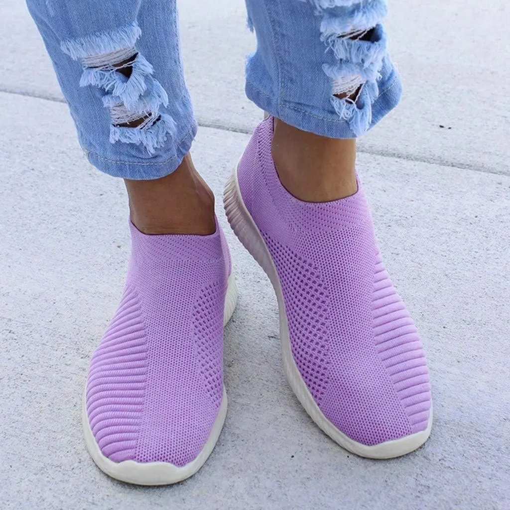 Women's Slip On Sneakers Lightweight Breathable Running Shoes for Men High Top Women's Shoes Casual Women's Fashion Sneakers Platform Tennis Shoe Loafers Shoe