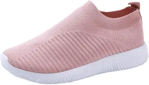 Womens Slip On Walking Shoes Non Slip Running Shoes Mens Running Shoes Walking Casual Tennis Shoes Walking Sneakers White Tennis Shoe Cross Trainer Shoe