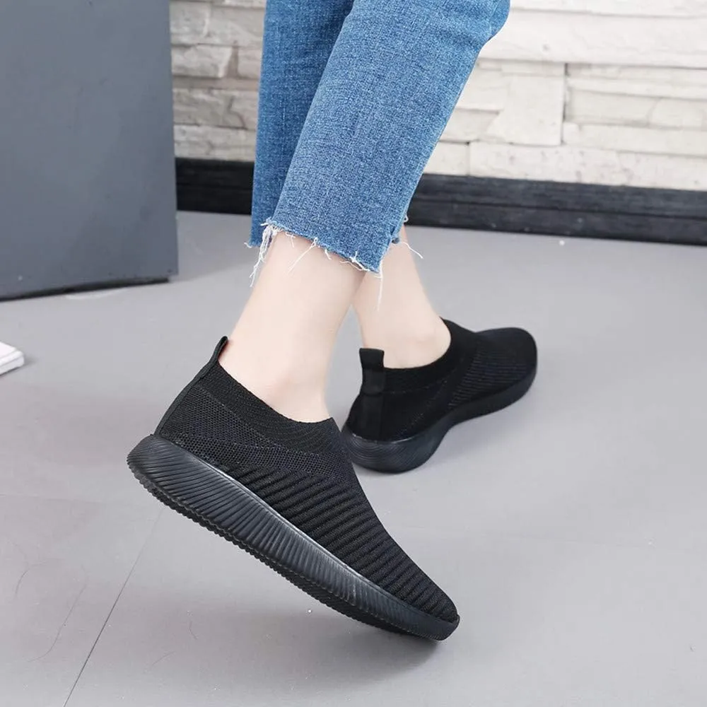 Womens Slip On Walking Shoes Non Slip Running Shoes Tennis Shoes Womens Dressy Casual Black Shoes Women Shoes Sneakers Slip On Tennis Shoe Casual Loafers