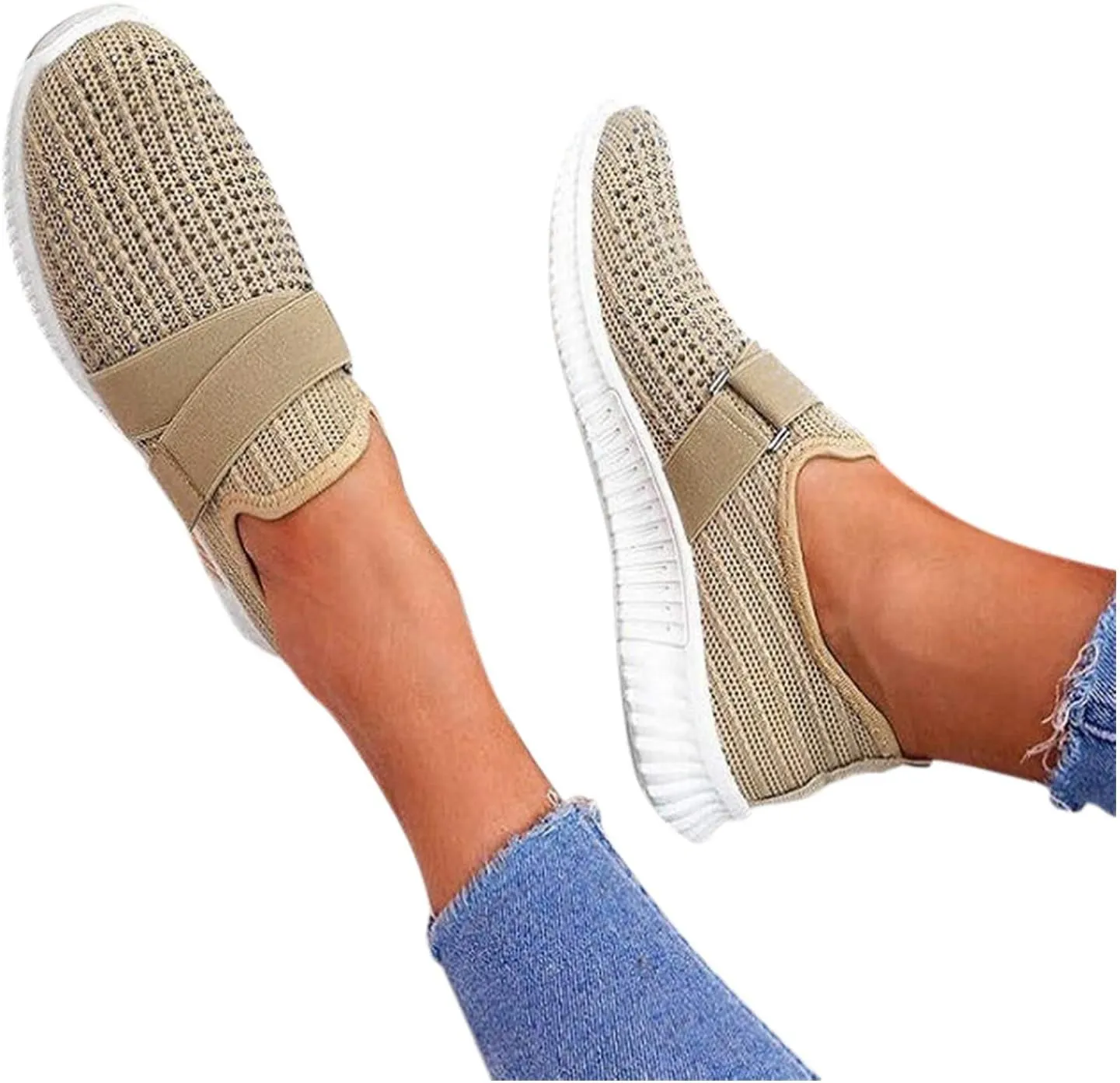 Women's Slip On Walking Shoes Running Comfortable Womens Running Shoes Wide Feet Men Casual Shoes Women Shoes Sneakers White Tennis Shoe Loafers Shoe