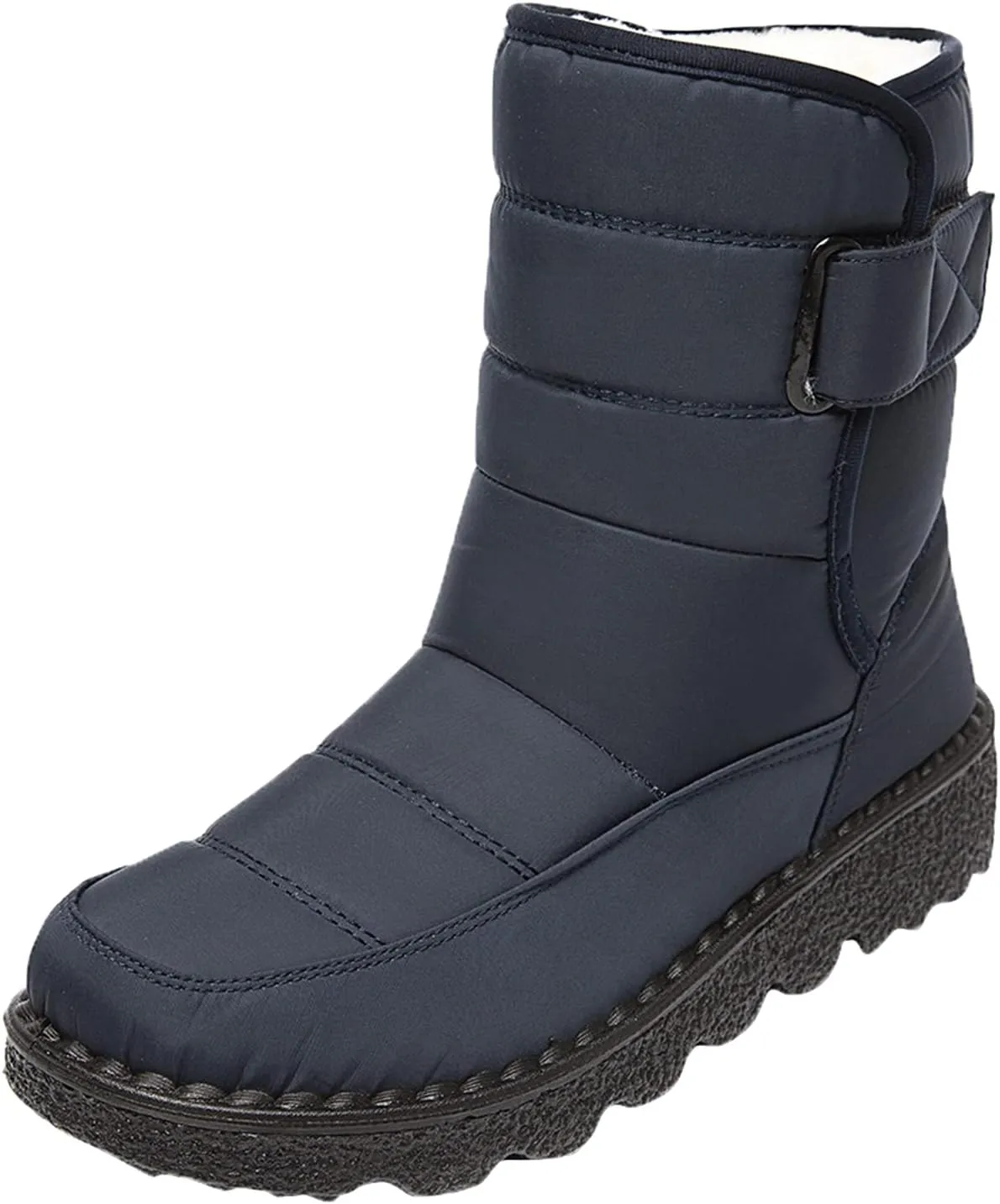 Women's Snow Boots for Winter - Short Outdoor Boots, Warm Lining