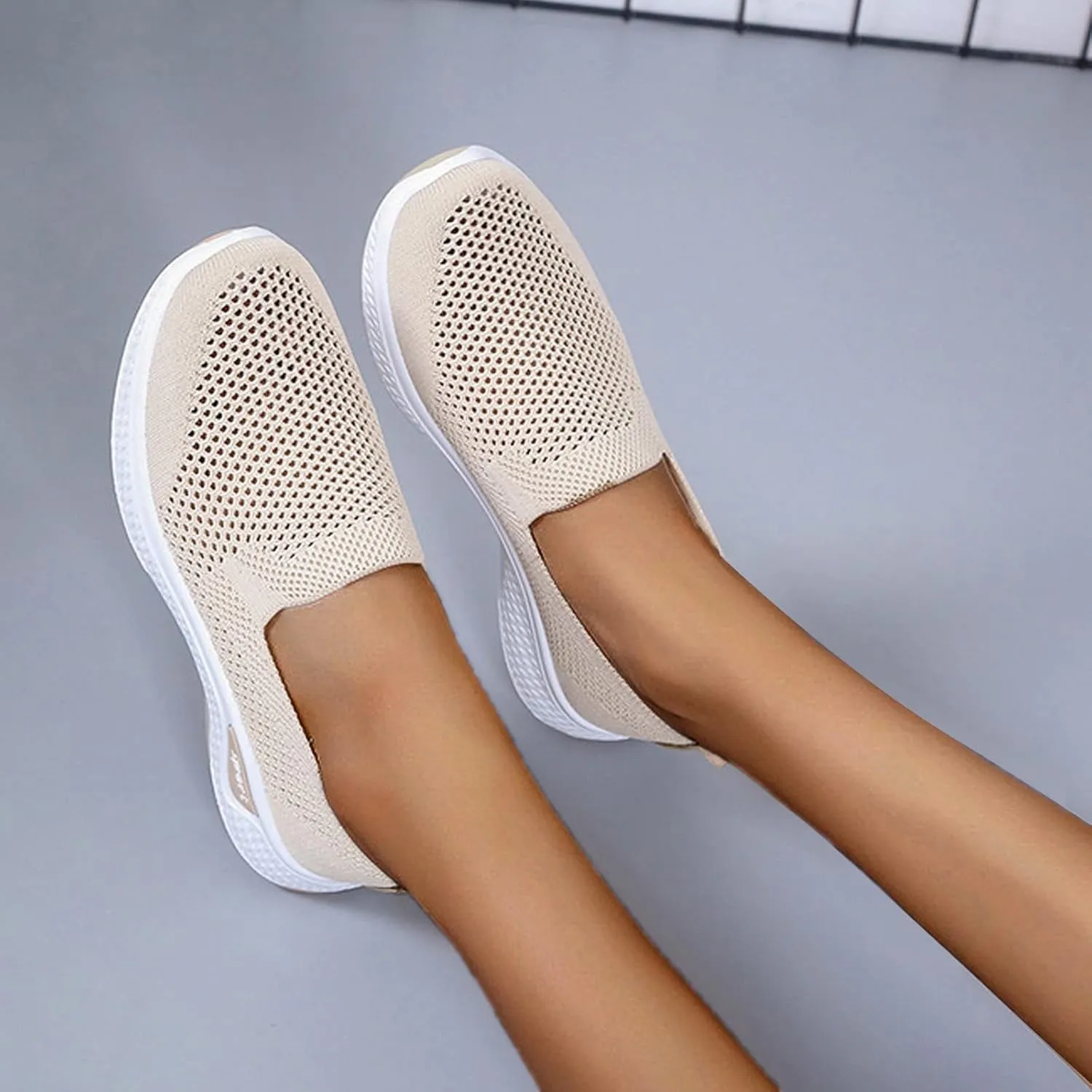 Women's Tennis Shoes Women Running Shoes Women's Slip on Walking Running Shoes Casual Fashion Comfort Sport Shoes