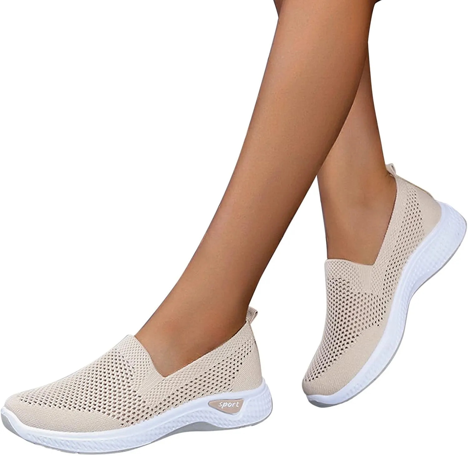 Women's Tennis Shoes Women Running Shoes Women's Slip on Walking Running Shoes Casual Fashion Comfort Sport Shoes